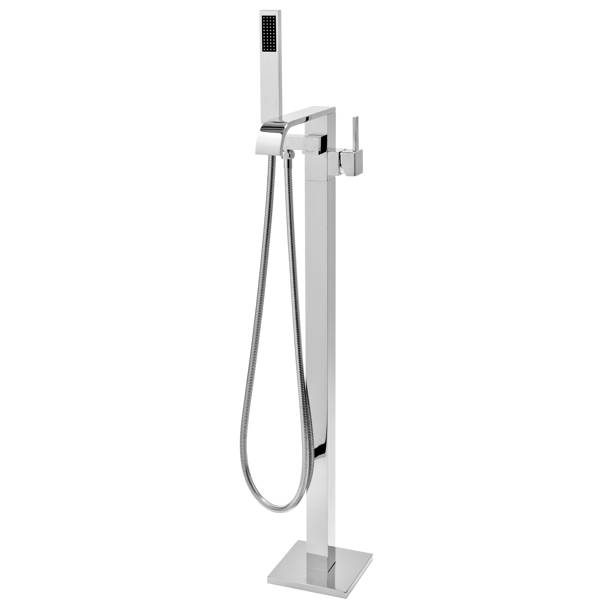 AKDY Floor Mounted Tub Filler with Diverter and Handshower & Reviews